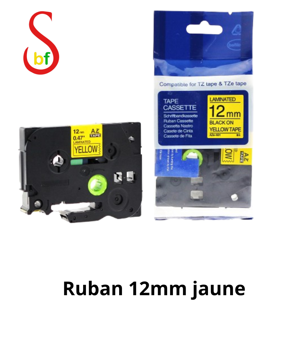 sougoubfmarket (14) RUBAN 12mm jaune – Image 1