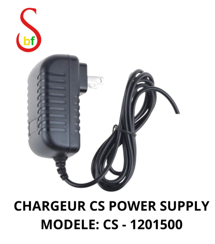 CHARGEUR CS POWER SUPPLY  MODELE: CS - 1201500